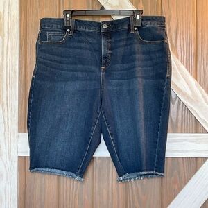 Style & Co. Dark Blue Denim Bermuda Shorts